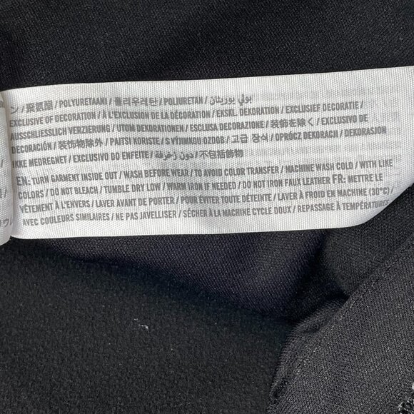 Abercrombie Denim Faux Leather Curve Love Ankle Straight Ultra High Rise Jean 32 - Picture 12 of 14